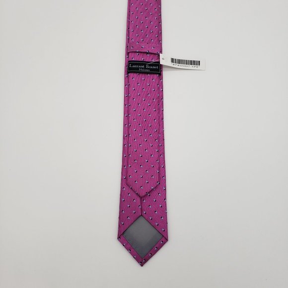 Laurant Bennet Milano Men's Dress Suit Skinny Neck Tie 57"L 2 1/8"W - Picture 4 of 8